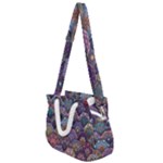 Texture, Pattern, Abstract Rope Handles Shoulder Strap Bag