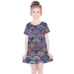 Texture, Pattern, Abstract Kids  Simple Cotton Dress