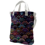 Texture, Pattern, Abstract Canvas Messenger Bag