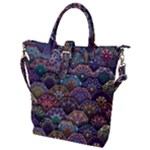 Texture, Pattern, Abstract Buckle Top Tote Bag