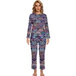 Texture, Pattern, Abstract Womens  Long Sleeve Lightweight Pajamas Set