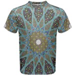 Tile, Geometry, Pattern, Points, Abstraction Men s Cotton T-Shirt