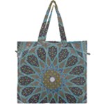 Tile, Geometry, Pattern, Points, Abstraction Canvas Travel Bag