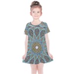 Tile, Geometry, Pattern, Points, Abstraction Kids  Simple Cotton Dress