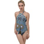 Tile, Geometry, Pattern, Points, Abstraction Go with the Flow One Piece Swimsuit