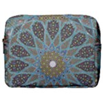 Tile, Geometry, Pattern, Points, Abstraction Make Up Pouch (Large)