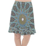 Tile, Geometry, Pattern, Points, Abstraction Fishtail Chiffon Skirt