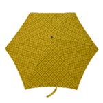 Yellow Floral Pattern Vintage Pattern, Yellow Background Mini Folding Umbrellas