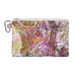 Abstract pink blend Canvas Cosmetic Bag (Large)