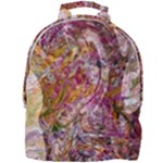 Abstract pink blend Mini Full Print Backpack