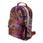 Abstract pink blend Flap Pocket Backpack (Large)