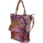 Abstract pink blend Shoulder Tote Bag