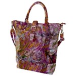 Abstract pink blend Buckle Top Tote Bag
