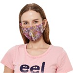 Abstract pink blend Crease Cloth Face Mask (Adult)