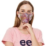 Abstract pink blend Fitted Cloth Face Mask (Adult)