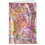 Abstract pink blend 8  x 10  Hardcover Notebook