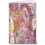 Abstract pink blend 8  x 10  Softcover Notebook