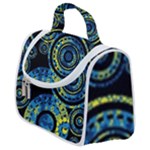 Authentic Aboriginal Art - Circles (Paisley Art) Satchel Handbag