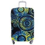 Authentic Aboriginal Art - Circles (Paisley Art) Luggage Cover (Medium)