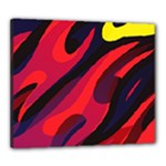 Abstract Fire Flames Grunge Art, Creative Canvas 24  x 20  (Stretched)