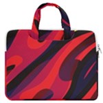 Abstract Fire Flames Grunge Art, Creative MacBook Pro 13  Double Pocket Laptop Bag