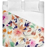 Abstract Floral Background Duvet Cover (King Size)