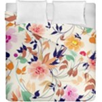 Abstract Floral Background Duvet Cover Double Side (King Size)