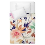 Abstract Floral Background Duvet Cover Double Side (Single Size)