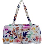Abstract Floral Background Multi Function Bag