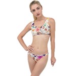 Abstract Floral Background The Little Details Bikini Set