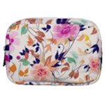 Abstract Floral Background Make Up Pouch (Small)