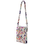 Abstract Floral Background Multi Function Travel Bag