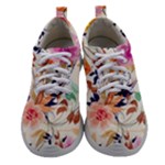 Abstract Floral Background Women Athletic Shoes