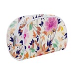 Abstract Floral Background Make Up Case (Small)