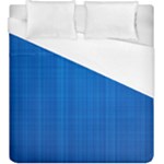 Blue Abstract, Background Pattern Duvet Cover (King Size)