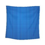 Blue Abstract, Background Pattern Square Tapestry (Small)