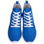Blue Abstract, Background Pattern Men s Lightweight High Top Sneakers