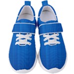 Blue Abstract, Background Pattern Women s Velcro Strap Shoes