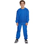 Blue Abstract, Background Pattern Kids  Sweatshirt set