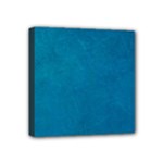 Blue Stone Texture Grunge, Stone Backgrounds Mini Canvas 4  x 4  (Stretched)