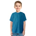 Blue Stone Texture Grunge, Stone Backgrounds Kids  Sport Mesh T-Shirt