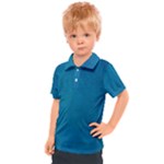 Blue Stone Texture Grunge, Stone Backgrounds Kids  Polo T-Shirt