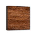 Brown Wooden Texture Mini Canvas 4  x 4  (Stretched)