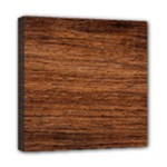 Brown Wooden Texture Mini Canvas 8  x 8  (Stretched)