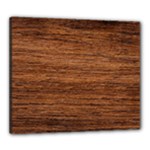 Brown Wooden Texture Canvas 24  x 20  (Stretched)