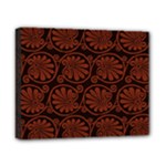 Brown Floral Pattern Floral Greek Ornaments Canvas 10  x 8  (Stretched)