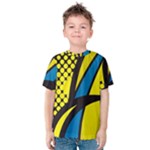 Colorful Abstract Background Art Kids  Cotton T-Shirt