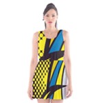 Colorful Abstract Background Art Scoop Neck Skater Dress