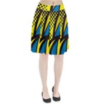 Colorful Abstract Background Art Pleated Skirt