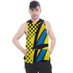 Colorful Abstract Background Art Men s Sleeveless Hoodie